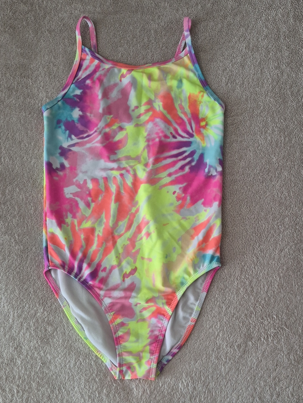 Kids Tie-Dye One-Piece Swimsuit - Multicolor